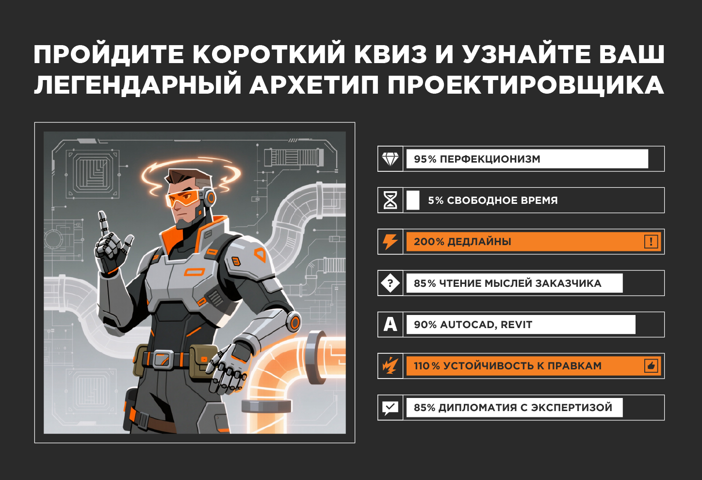 12 архетипов проектировщиков в честь Дня проектировщика
